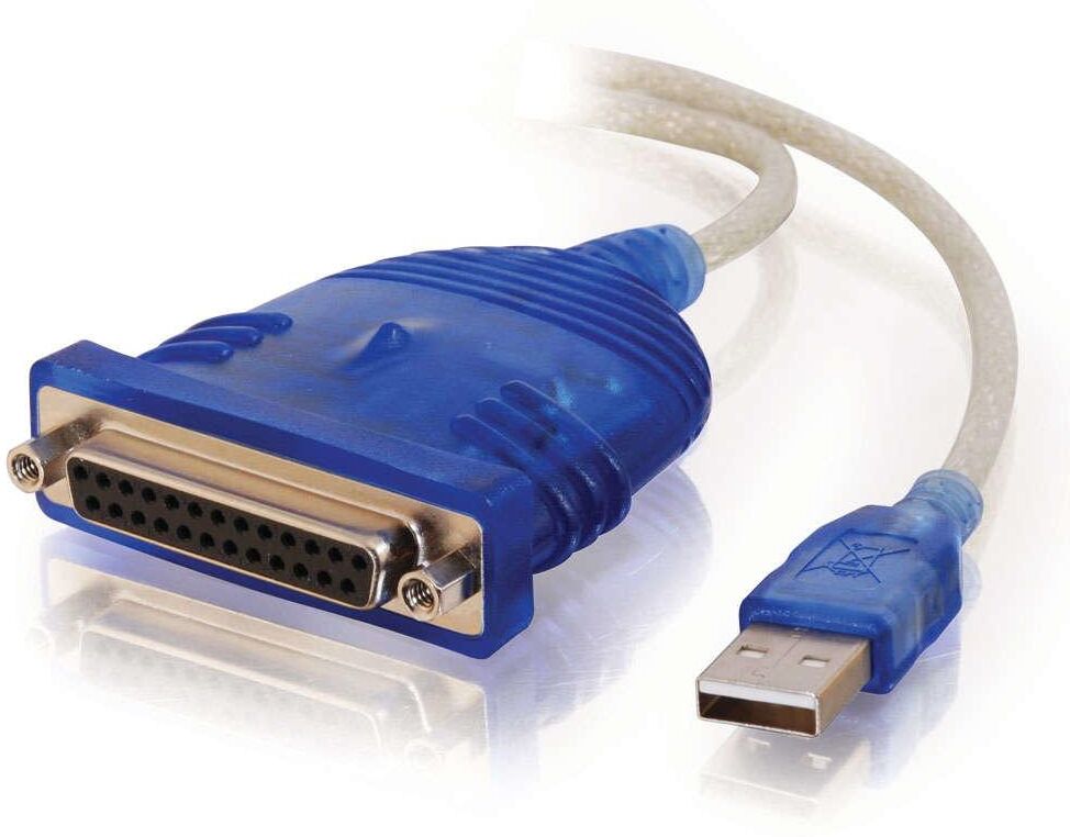 C2G - Parallell adapter - USB - IEEE 1284 - blå C2G - Parallell adapter - USB - IEEE 1284 - blå