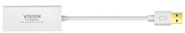 VISION Professional installation-grade USB-A to RJ45 Ethernet
