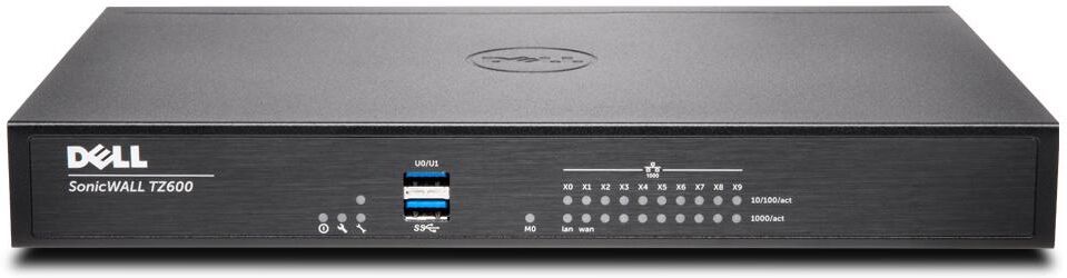 SonicWall TZ600 - Säkerhetsfunktion - 10 portar - GigE