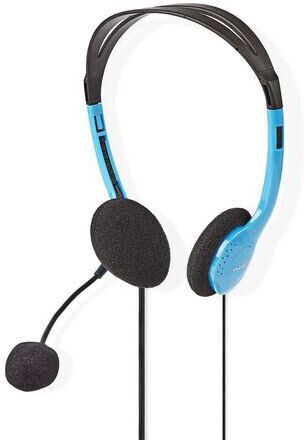 Datorheadset NEDIS CHST100 Blå Datorheadset NEDIS CHST100 Blå