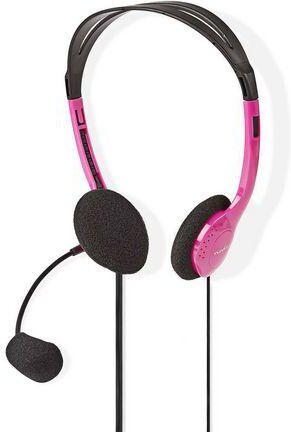 Datorheadset NEDIS CHST100 Rosa Datorheadset NEDIS CHST100 Rosa