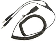 Jabra - Headset-kabel - minijack (hane) till Snabburkoppling Jabra - Headset-kabel - minijack (hane) till Snabburkoppling