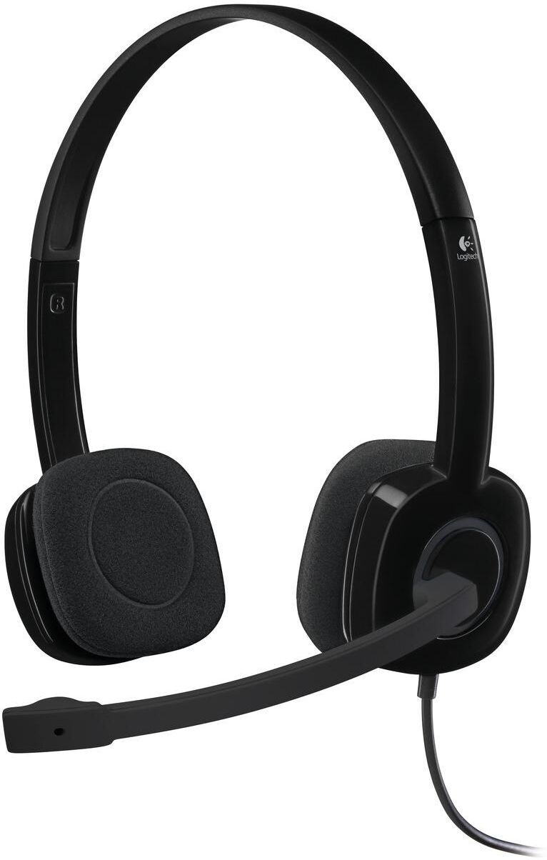 Logitech Stereo H151 - Headset - på örat - kabelansluten Logitech Stereo H151 - Headset - på örat - kabelansluten
