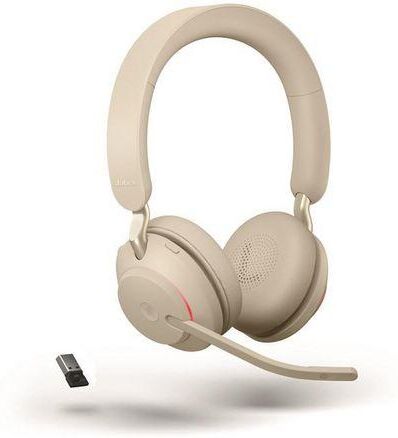 Jabra Headset JABRA Evolve2 65 MS Beige Jabra Headset JABRA Evolve2 65 MS Beige