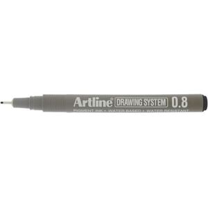 Fineliner ARTLINE EK238 0,8mm svart 12st