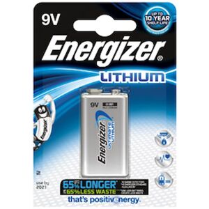 Batteri Energizer Lithium E, 9V