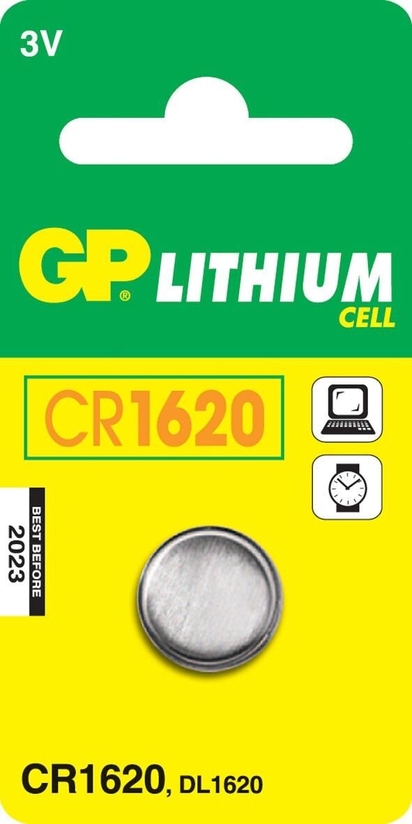 Batteri GP Lithium CR1620