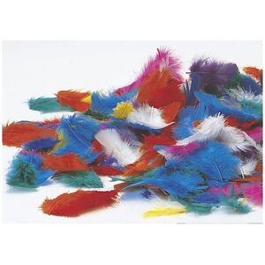Påskfjädrar, blandade färger, 200/fp