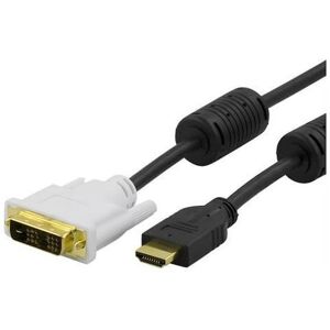 Kabel DELTACO HDMI-DVI hane-hane 1m