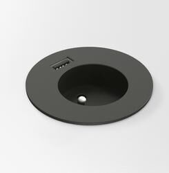 Powerdot MIDI - FR - 1 El 1 USB Laddare, Svart Powerdot MIDI - FR - 1 El 1 USB Laddare, Svart