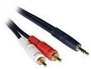 C2G Velocity - Ljudkabel - RCA (hane) till stereo mini jack C2G Velocity - Ljudkabel - RCA (hane) till stereo mini jack