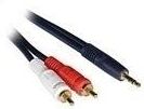 C2G Velocity - Ljudkabel - RCA (hane) till stereo mini jack C2G Velocity - Ljudkabel - RCA (hane) till stereo mini jack