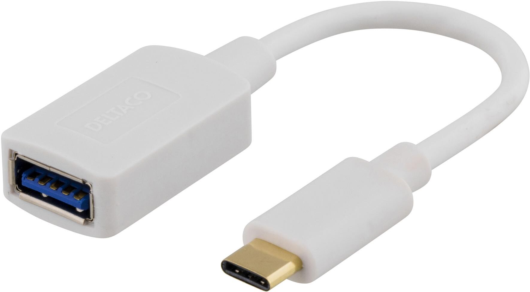 Deltaco Adapter USB-C 3.1 G1 - USB-A Deltaco Adapter USB-C 3.1 G1 - USB-A