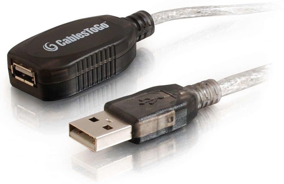 C2G USB Active Extension Cable - USB-förlängningskabel - USB C2G USB Active Extension Cable - USB-förlängningskabel - USB