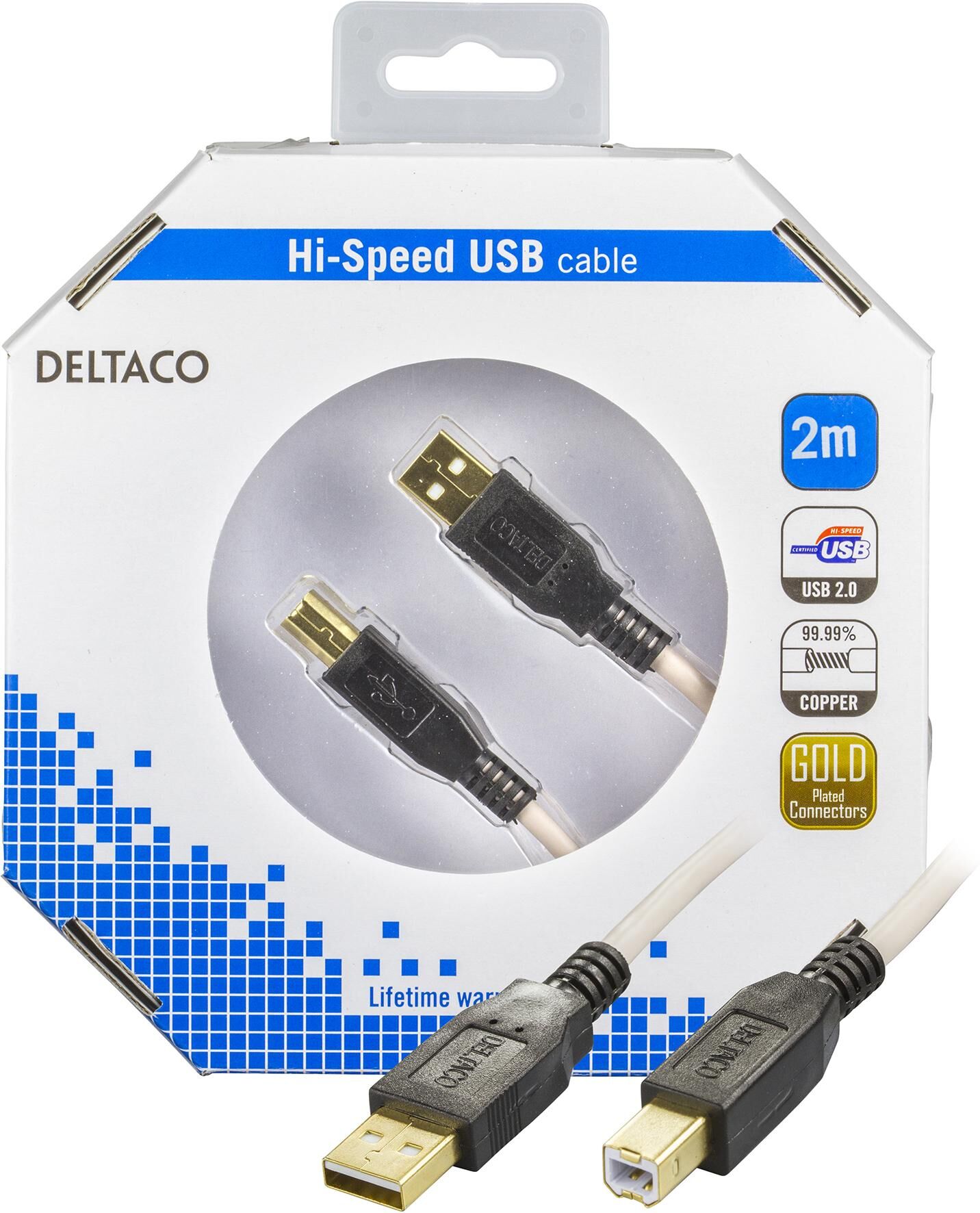 USB-2 kabel A-B 2,0m USB-2 kabel A-B 2,0m