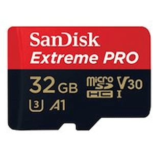 Extreme Pro microSDHC 32GB+SD Adapter
