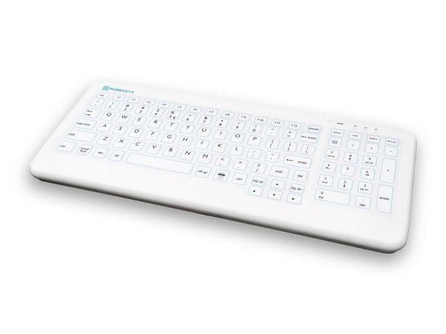 Tangentbord PUREKEYS Vattentätt Kabel Tangentbord PUREKEYS Vattentätt Kabel