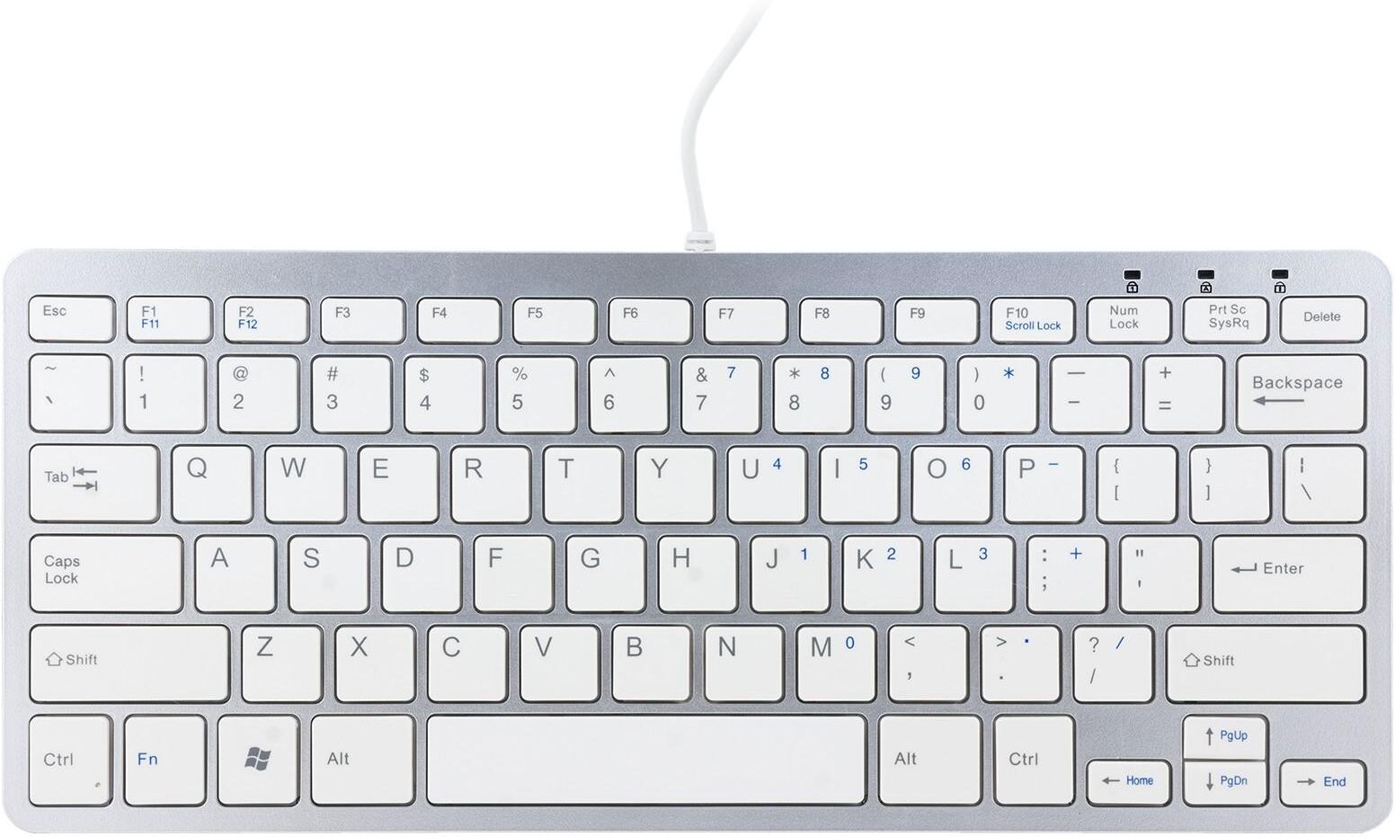 R-Go Compact Keyboard (US) white R-Go Compact Keyboard (US) white