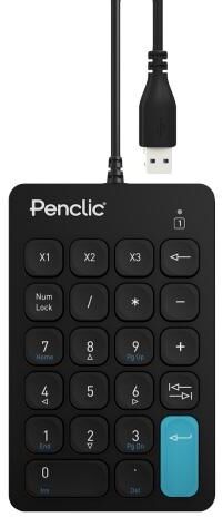 Penclic Numpad N3, Corded, Black Penclic Numpad N3, Corded, Black