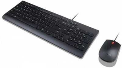 Lenovo Essential Wired Combo - Sats med tangentbord och mus