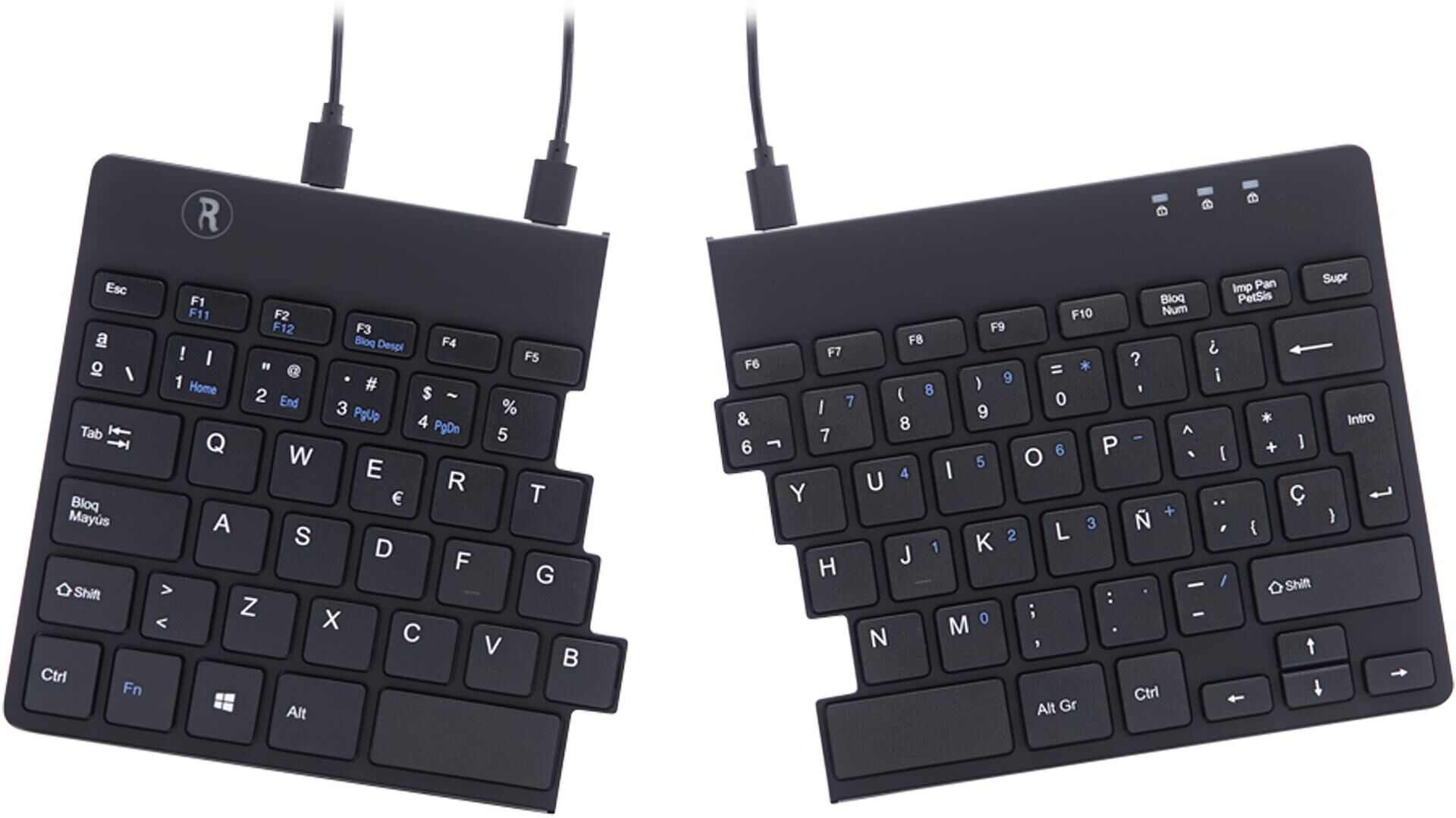 R-Go Split Ergonomic Keyboard, QWERTY (IT), black, wired R-Go Split Ergonomic Keyboard, QWERTY (IT), black, wired