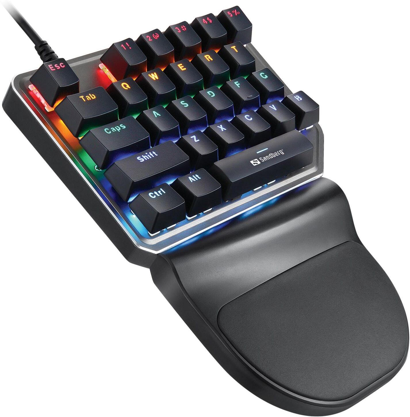 Sandberg RageStorm Mech Gaming Keypad, Black Sandberg RageStorm Mech Gaming Keypad, Black