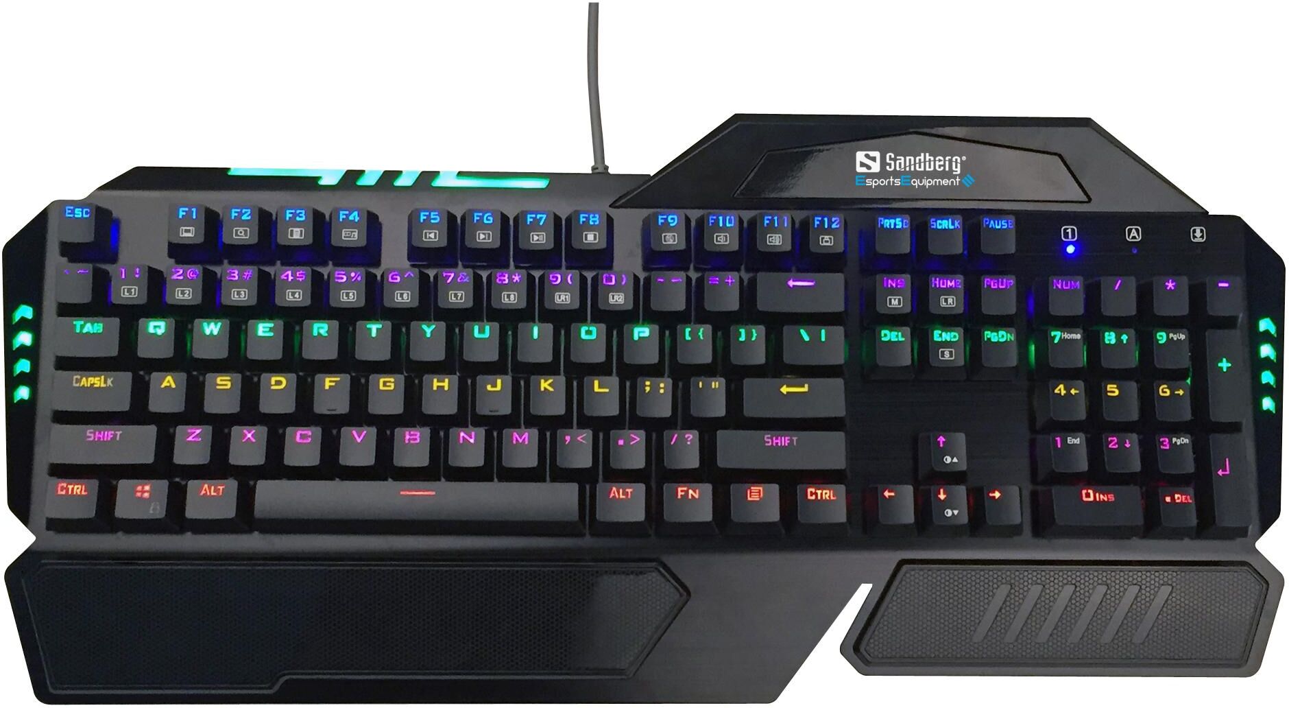 Sandberg Hailstorm Mech Gaming Keyboard (Nordic) Sandberg Hailstorm Mech Gaming Keyboard (Nordic)