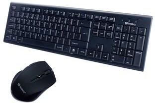 Sandberg Wireless Office Desktop Set, Black (Nordic) Sandberg Wireless Office Desktop Set, Black (Nordic)