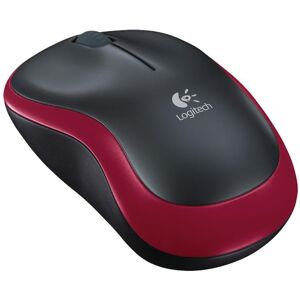 Logitech M185 Wireless Mouse, Red