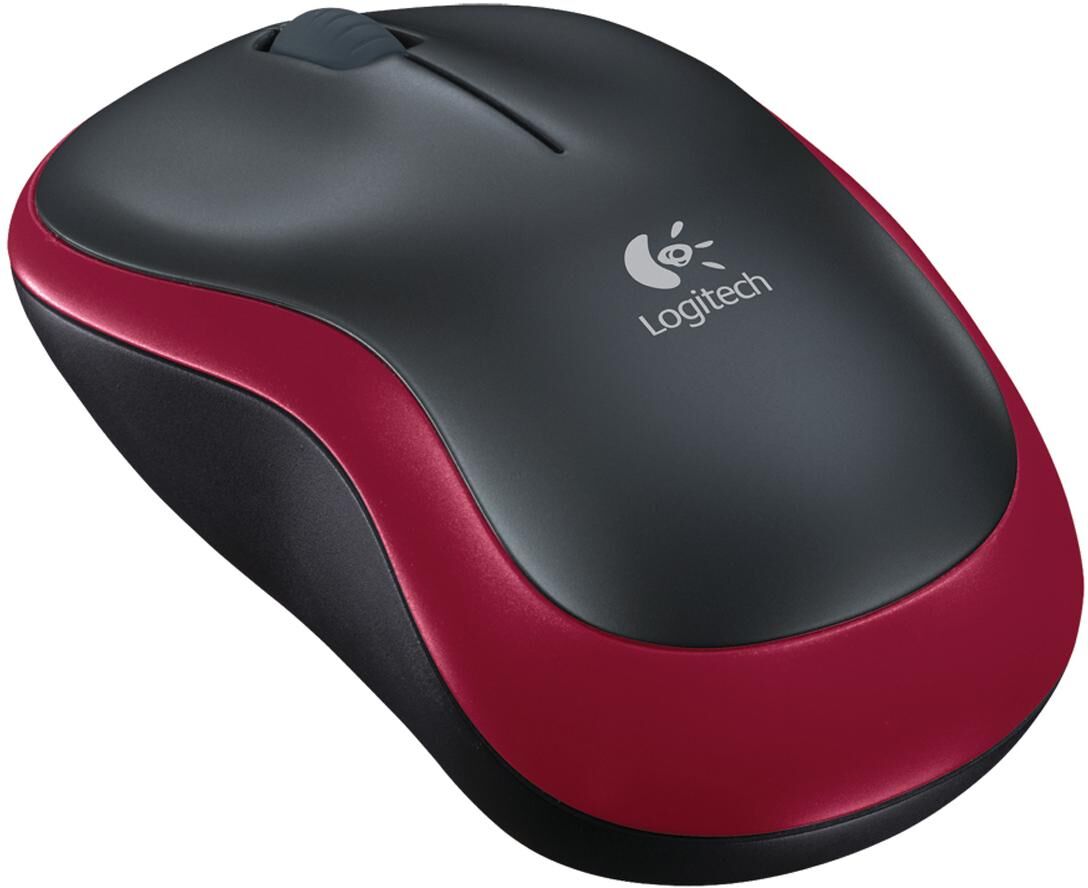 Logitech Mus LOGITECH M185 Röd Logitech Mus LOGITECH M185 Röd