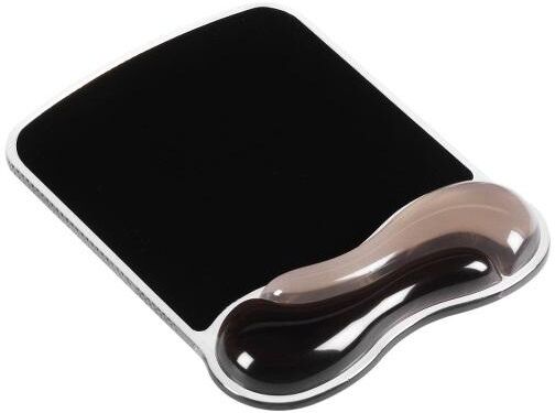 Kensington Duo Gel Mouse Wristrest Wave - Mustablett med Kensington Duo Gel Mouse Wristrest Wave - Mustablett med