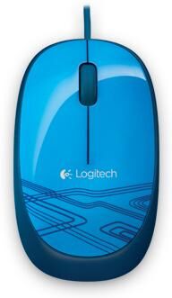Logitech M105 - Mus - optisk - kabelansluten - USB - blå Logitech M105 - Mus - optisk - kabelansluten - USB - blå