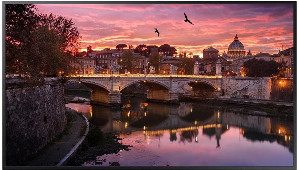 Samsung 65" UHD, 16:9, QB65R, edge-LED, 350nits, Speakers 2x10W,