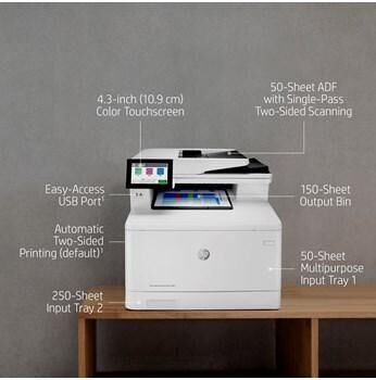 HP Color LaserJet Enterprise MFP M480f printer HP Color LaserJet Enterprise MFP M480f printer