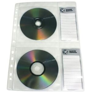 CD-ficka A4, för 4st skivor, 5/fp