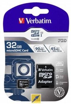 Micro SDHC Card PRO 32GB U3 with Adaptor Micro SDHC Card PRO 32GB U3 with Adaptor