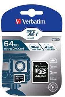 Micro SDXC Card PRO 64GB U3 with Adaptor Micro SDXC Card PRO 64GB U3 with Adaptor
