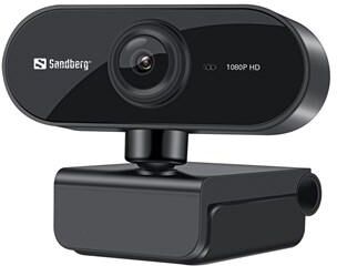 Sandberg USB Webcam Flex 1080P HD, Black Sandberg USB Webcam Flex 1080P HD, Black