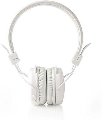 Hörlur+Mic NEDIS Trådlösa On-Ear Vit Hörlur+Mic NEDIS Trådlösa On-Ear Vit
