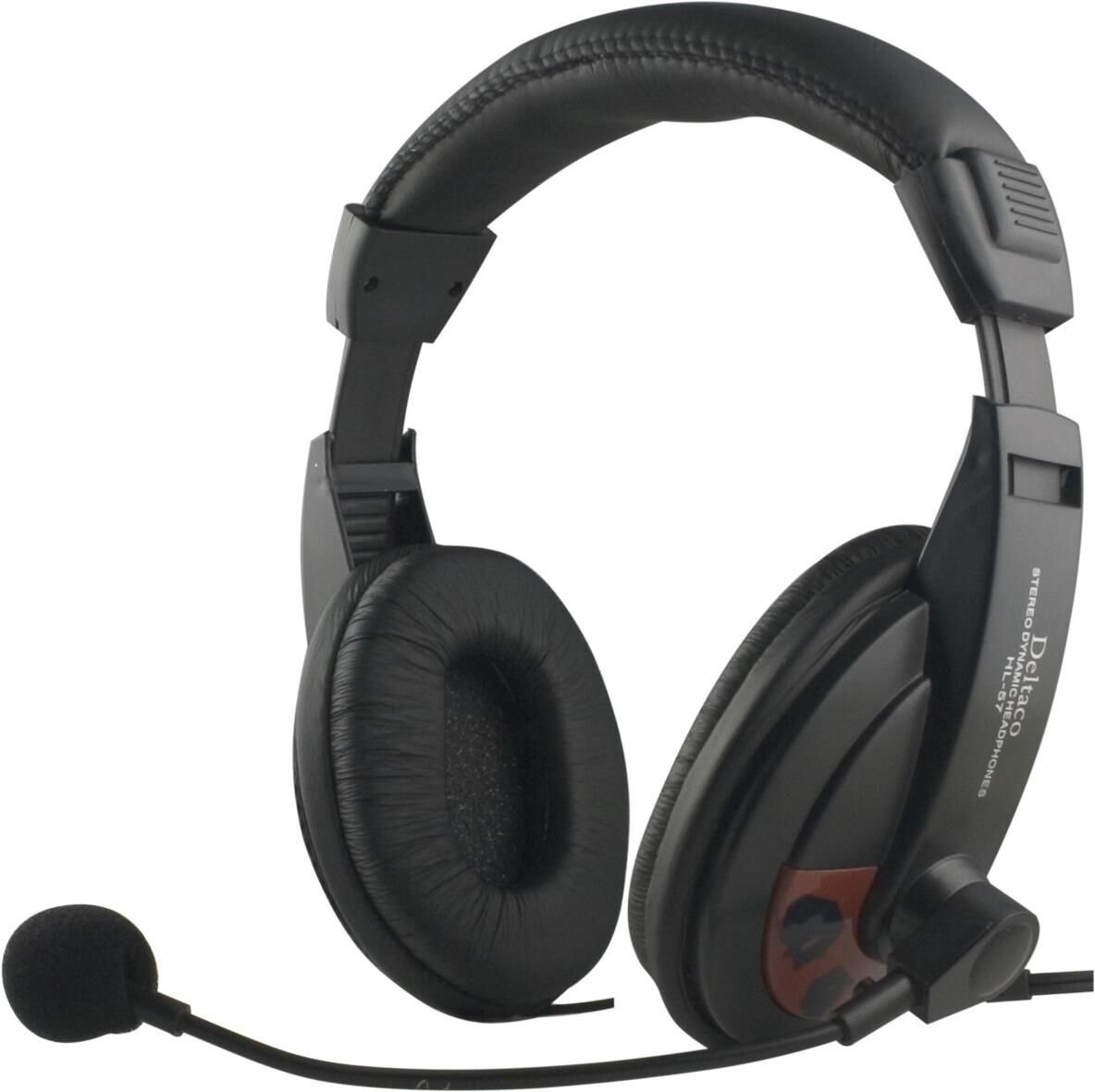 Deltaco Headset Deltaco HL-56 .3,5mm Deltaco Headset Deltaco HL-56 .3,5mm