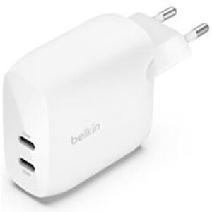 Dual 30W USB-C Wall Charger PD 60W, White