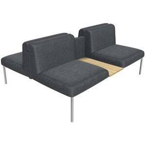 Soffa SONA2,5-sits dubbel SO/252/N/74grå