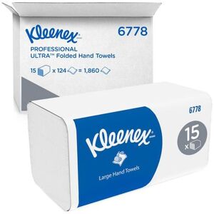 Handduk KLEENEX V-vikt 1860/fp Vit