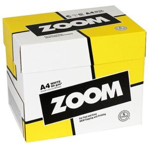 Kopieringspapper Zoom A4 80g ohålat halvpall, 20 krt 20frp