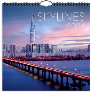 Väggkalender 2024 Skylines