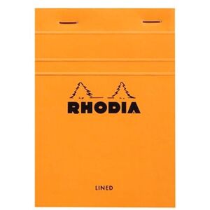 Rhodia head stapled pad orange N°13 lined 10st