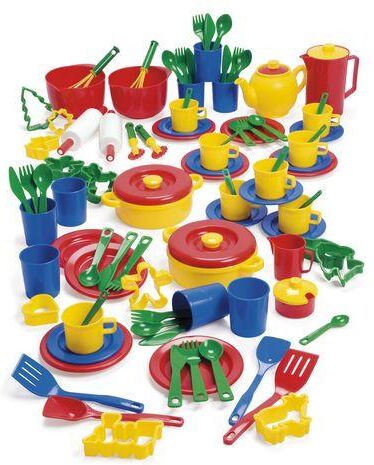Leksaksmat-set, 100 delar Leksaksmat-set, 100 delar