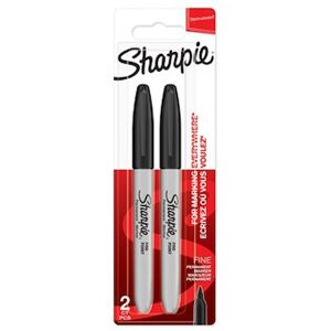 Marker Sharpie Fine (2) Black