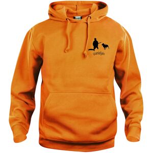 Klövviltsjakt Spaniel Orange Basic HoodtröjaM