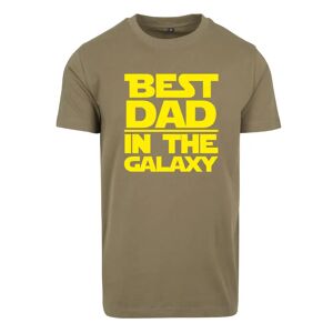 Best Dad In The Galaxy T-shirt   Herr4XLOlivgrön Olivgrön